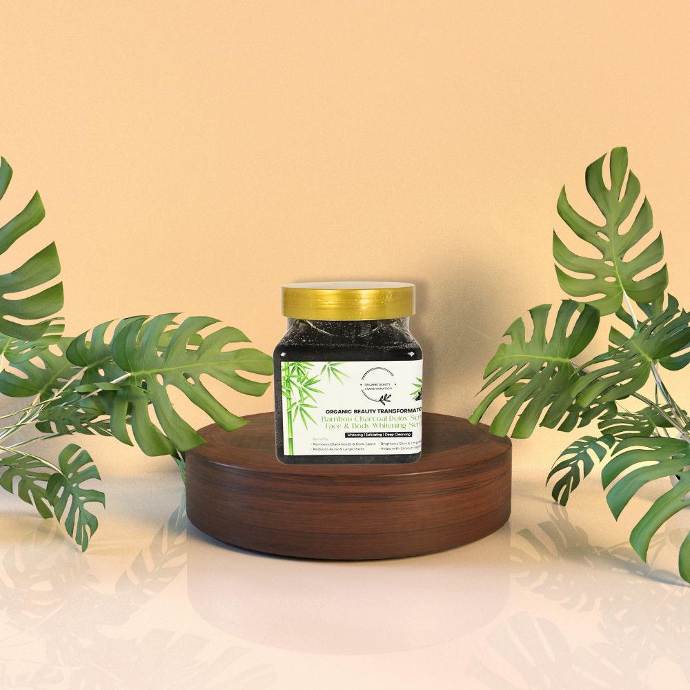 Bamboo Charcoal Detox Scrub for Body & Face 500g